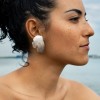 Flat Medusa earrings 