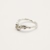 Crawling beast silver ring 