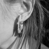 Flat Medusa earrings 