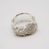 Texture silver ring 